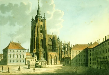 St. Vitus Cathedral from the East, 1825